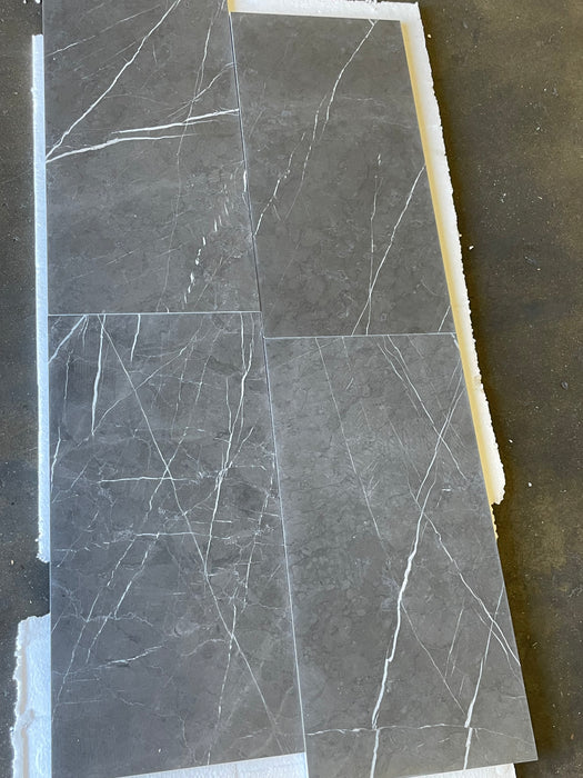 Pietra Gray Marble Tile Honed 2