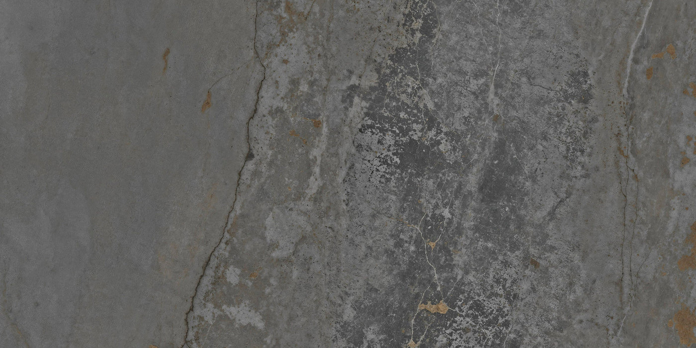 Planet Dark Porcelain Gray Tile Metallic Polish 1