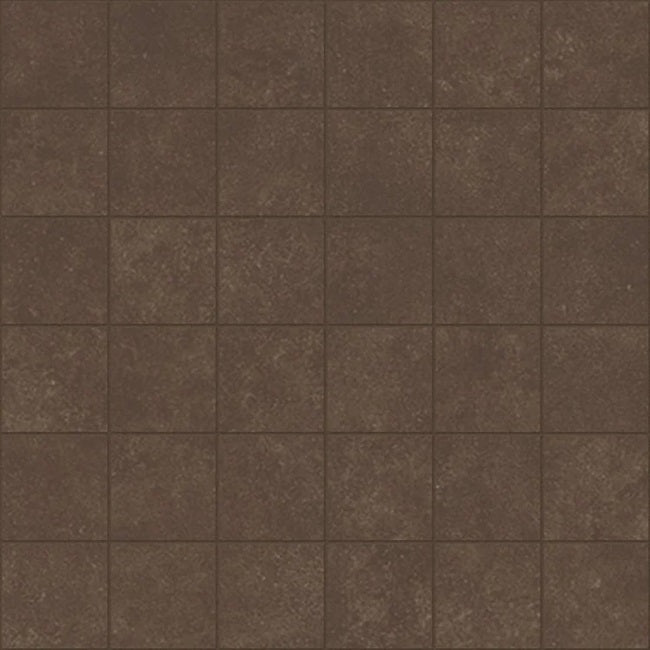 Plaster 2.0 Espresso Porcelain Mosaic - 2" x 2"