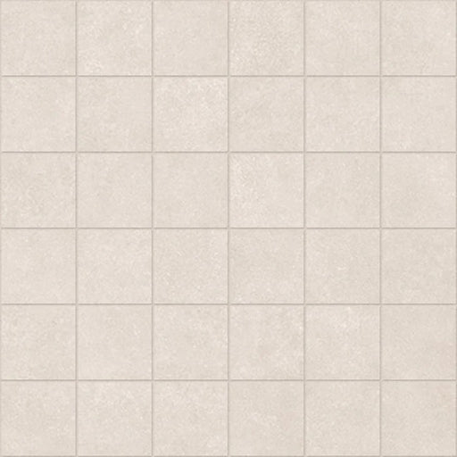 Plaster 2.0 Ivory Porcelain Mosaic - 2" x 2"