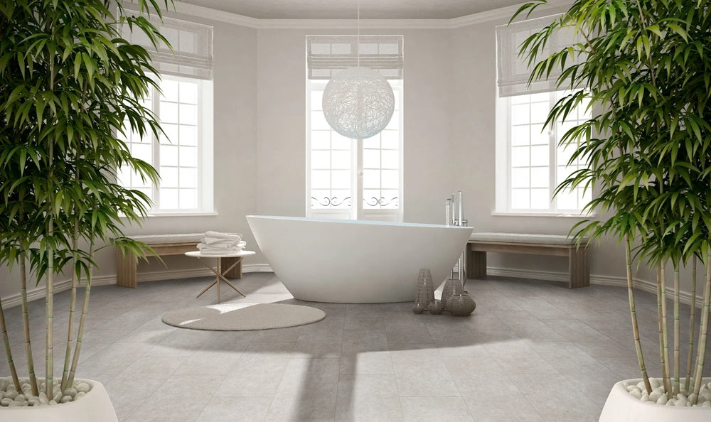 Plaster 2.0 Silver Grey Porcelain Tile - Matte