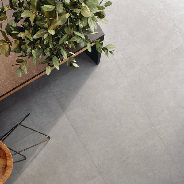 Plaster 2.0 Silver Grey Porcelain Tile - Matte