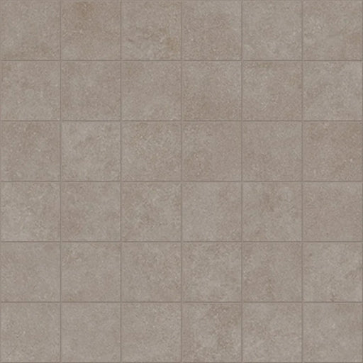 Plaster 2.0 Tortora Porcelain Mosaic - 2" x 2"