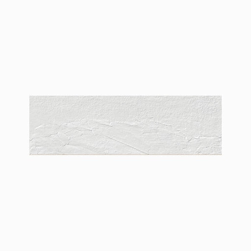 Plaster 2.0 Venetian Crystal White Porcelain Tile - Matte