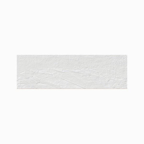 Plaster 2.0 Venetian Crystal White Porcelain Tile - Matte