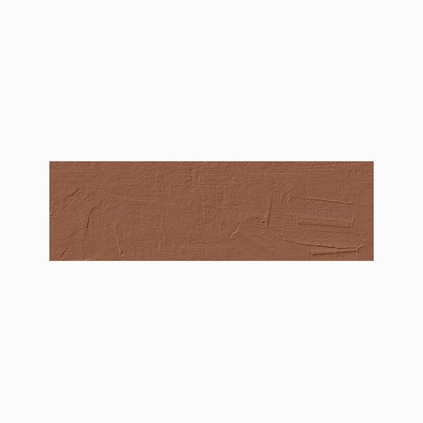 Full Tile Sample - Arricciato Venetian Ruby Porcelain Tile - 6" x 24" x 8 MM Matte