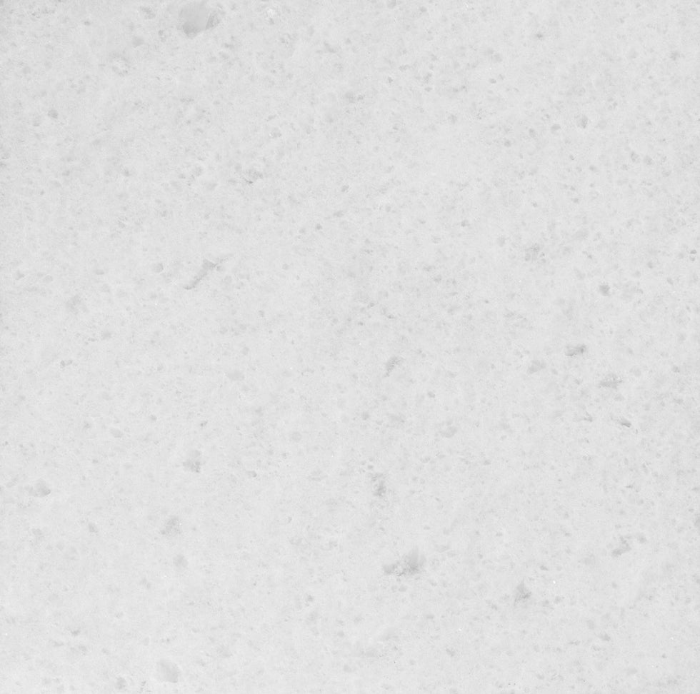 Full Tile Sample - Polar White Marble Tile - 24" x 24" x 1/2" Honed