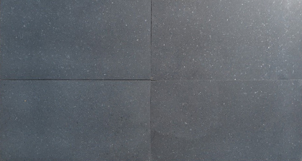 Full Tile Sample - Pompeii Black Granite Tile - 12" x 24" x 3/8" Honed