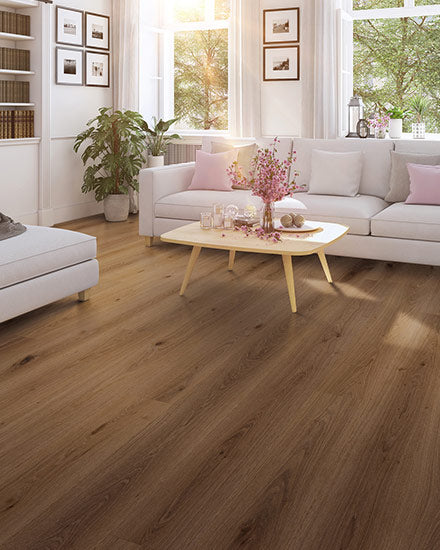 Modessa High-Density Fiberboard Laminate Game On Laminate Wood Plank Scratch Resistant Aluminum Oxide 3