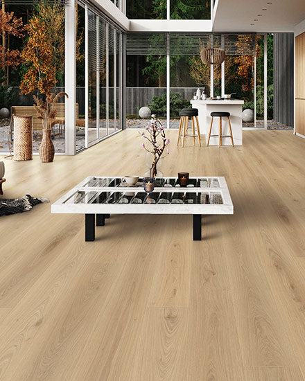 Modessa High-Density Fiberboard Laminate Heartbreaker Laminate Wood Plank Scratch Resistant Aluminum Oxide 3