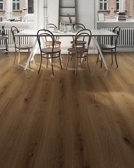 Modessa High-Density Fiberboard Laminate Starling Laminate Wood Plank Scratch Resistant Aluminum Oxide 3