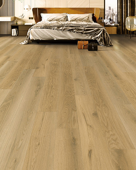 New Wave Vinyl Bashful Beige Vinyl Plank Aluminum Oxide with Ceramic Bead Technology 2