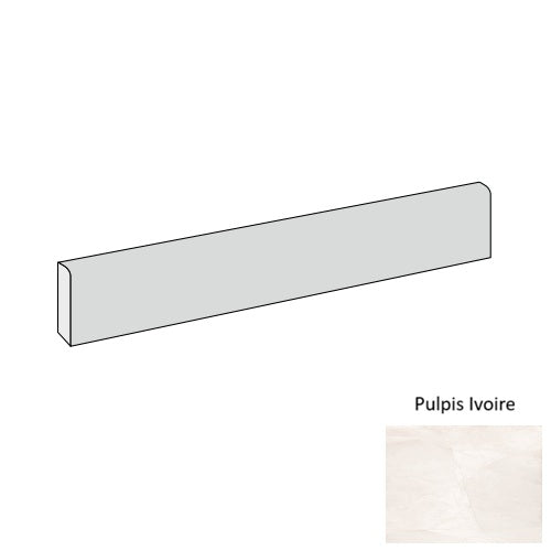 Marmi Lux Porcelain Pulpis Ivoire MPI1 Bullnose Natural 1