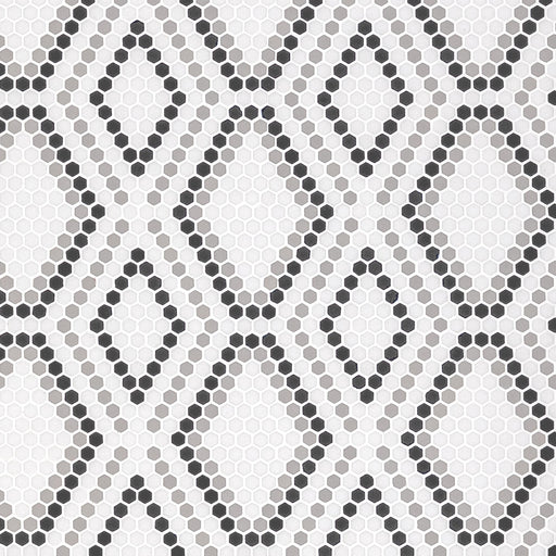 Clearance Sale! Geometro Python Hydra Recycled Glass Mosaic - 12 1/8" x 12 1/4"
