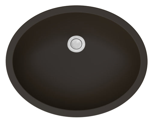 Quartz Composite Brown Bathroom Sink Matte 1