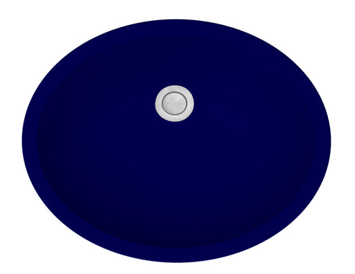 Quartz Composite Blue Bathroom Sink Matte 1