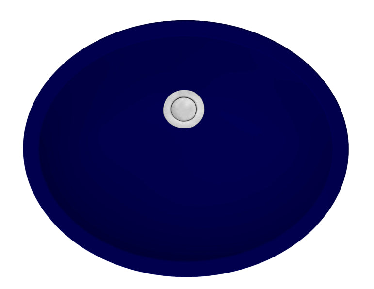 Quartz Composite Blue Bathroom Sink Matte 1