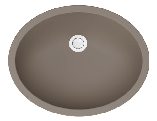 Quartz Composite Concrete Bathroom Sink Matte 1