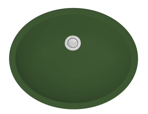 Quartz Composite Green Bathroom Sink Matte 1