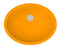 Quartz Composite Orange Bathroom Sink Matte 1