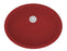 Quartz Composite Red Bathroom Sink Matte 1