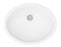 Quartz Composite White Bathroom Sink Matte 1