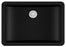 Quartz Composite Black Bathroom Sink Matte 1