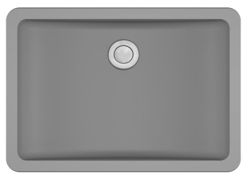 Quartz Composite Grey Bathroom Sink Matte 1