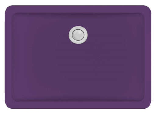 Quartz Composite Purple Bathroom Sink Matte 1