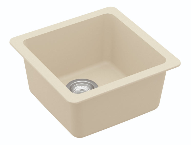 Quartz Composite Bisque Kitchen Sink Matte 2