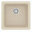 Quartz Composite Bisque Kitchen Sink Matte 1