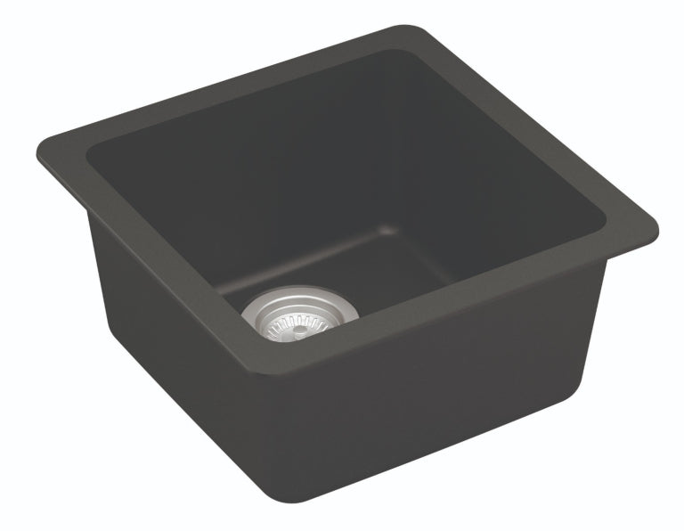 Quartz Composite Black Kitchen Sink Matte 2