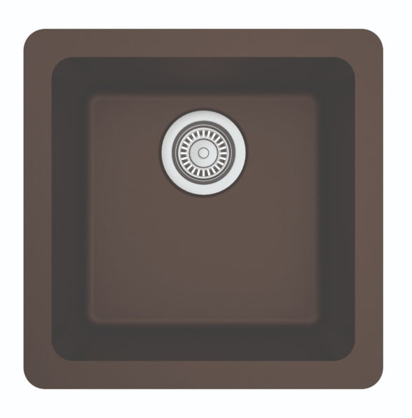 Quartz Composite Brown Kitchen Sink Matte 1