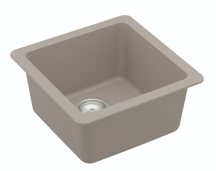 Quartz Composite Concrete Kitchen Sink Matte 2