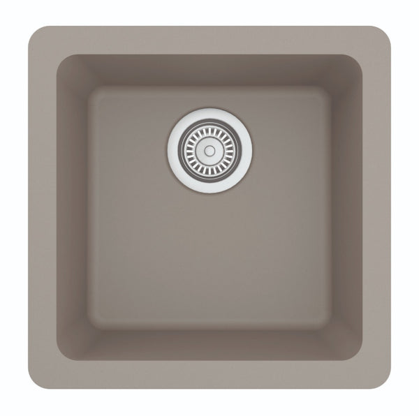 Quartz Composite Concrete Kitchen Sink Matte 1