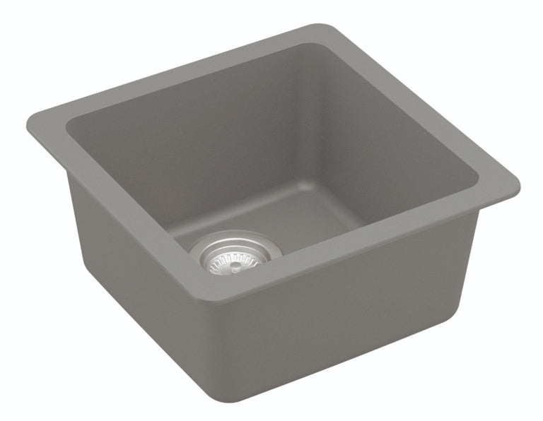 Quartz Composite Grey Kitchen Sink Matte 2