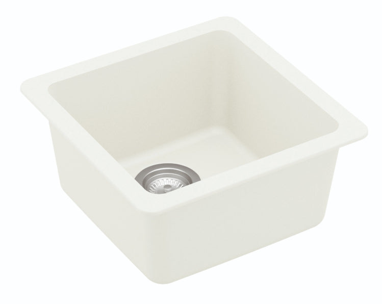 Quartz Composite White Kitchen Sink Matte 2