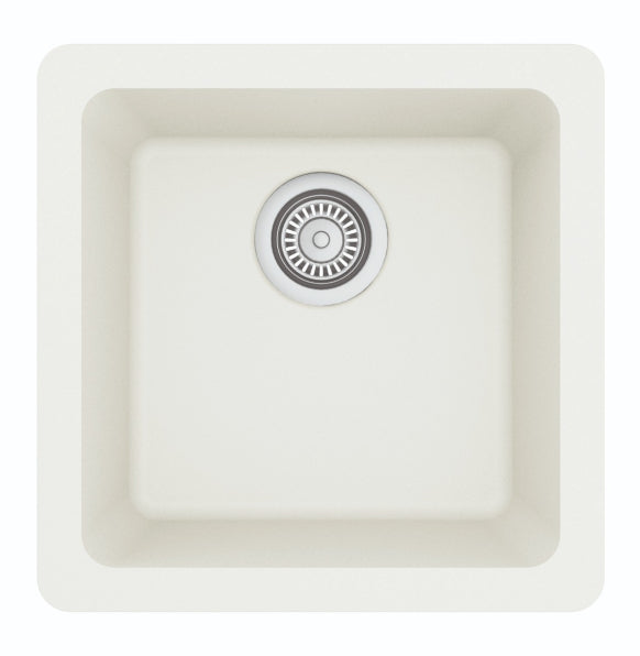 Quartz Composite White Kitchen Sink Matte 1