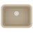 Quartz Composite Bisque Kitchen Sink Matte 1