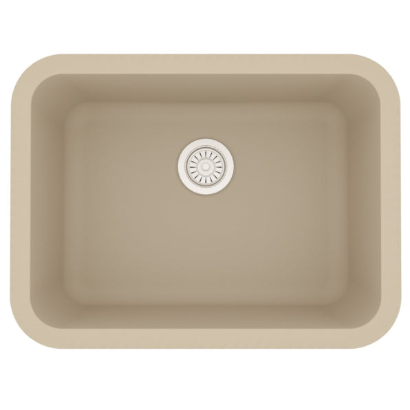 Quartz Composite Bisque Kitchen Sink Matte 1