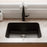 Quartz Composite Black Kitchen Sink Matte 3