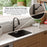 Quartz Composite Black Kitchen Sink Matte 4
