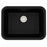Quartz Composite Black Kitchen Sink Matte 1