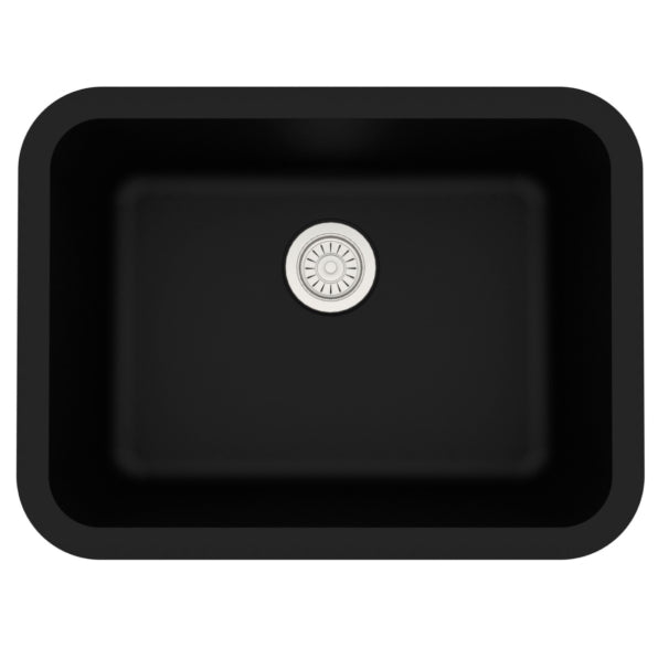 Quartz Composite Black Kitchen Sink Matte 1