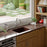 Quartz Composite Brown Kitchen Sink Matte 2