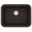 Quartz Composite Brown Kitchen Sink Matte 1