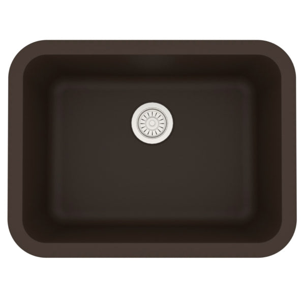 Quartz Composite Brown Kitchen Sink Matte 1
