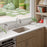 Quartz Composite Concrete Kitchen Sink Matte 2