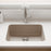 Quartz Composite Concrete Kitchen Sink Matte 3