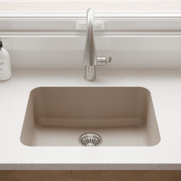 Quartz Composite Concrete Kitchen Sink Matte 3